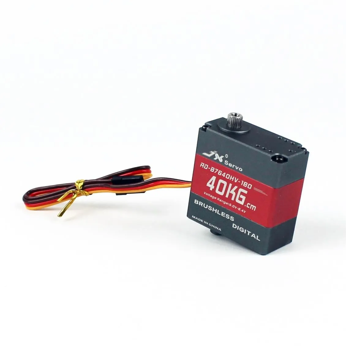 JX RD-C7638HV-180 Derece, 31-38 Kg/cm Coreless Metal Dişli 76 Gr. Yüksek Voltaj, Dijital Servo